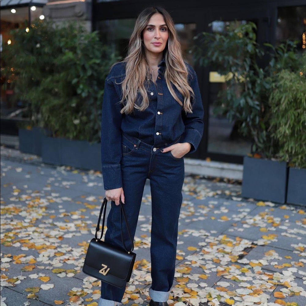 𝗡𝗪𝗧 𝗭𝗮𝗿𝗮 • Long Denim Jumpsuit